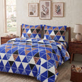 3D Printed Cotton Satin Double Bed Bedsheet