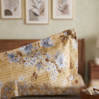 3D Printed Cotton Satin Double Bed Bedsheet