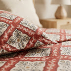 3D Printed Cotton Satin Double Bed Bedsheet