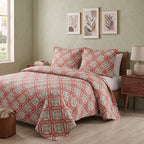 3D Printed Cotton Satin Double Bed Bedsheet