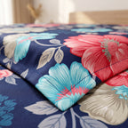 3D Printed Cotton Satin Double Bed Bedsheet