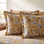 3D Printed Cotton Satin Double Bed Bedsheet
