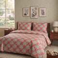 3D Printed Cotton Satin Double Bed Bedsheet