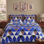3D Printed Cotton Satin Double Bed Bedsheet