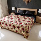 Fleece AC Blanket - Double Bed - Ultra Soft Embossed Quilted Design