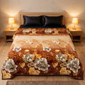 Fleece AC Blanket - Double Bed - Ultra Soft Embossed Quilted Design