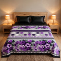 Fleece AC Blanket - Double Bed - Ultra Soft Embossed Quilted Design