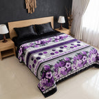 Fleece AC Blanket - Double Bed - Ultra Soft Embossed Quilted Design