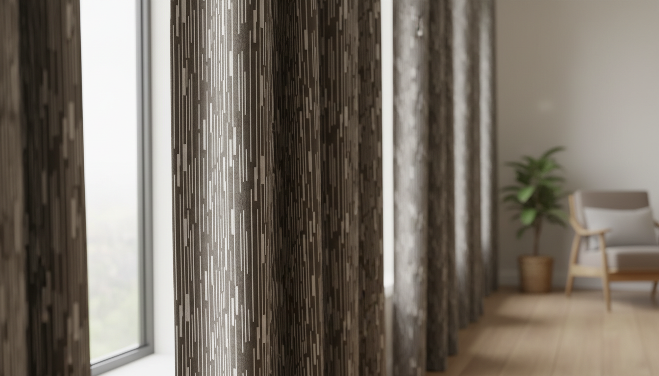 ✨3D Printed Turkish Velvet Curtain – Premium Quality✨