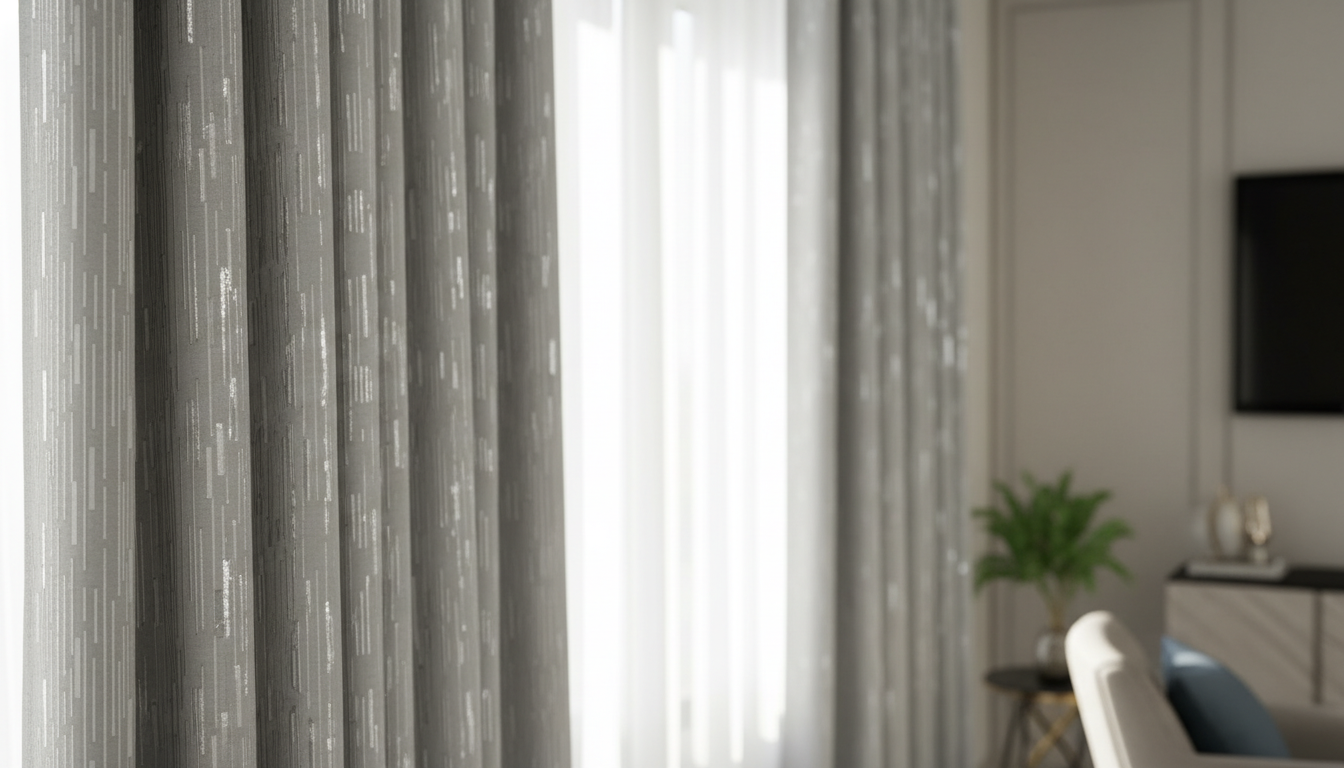 ✨3D Printed Turkish Velvet Curtain – Premium Quality✨