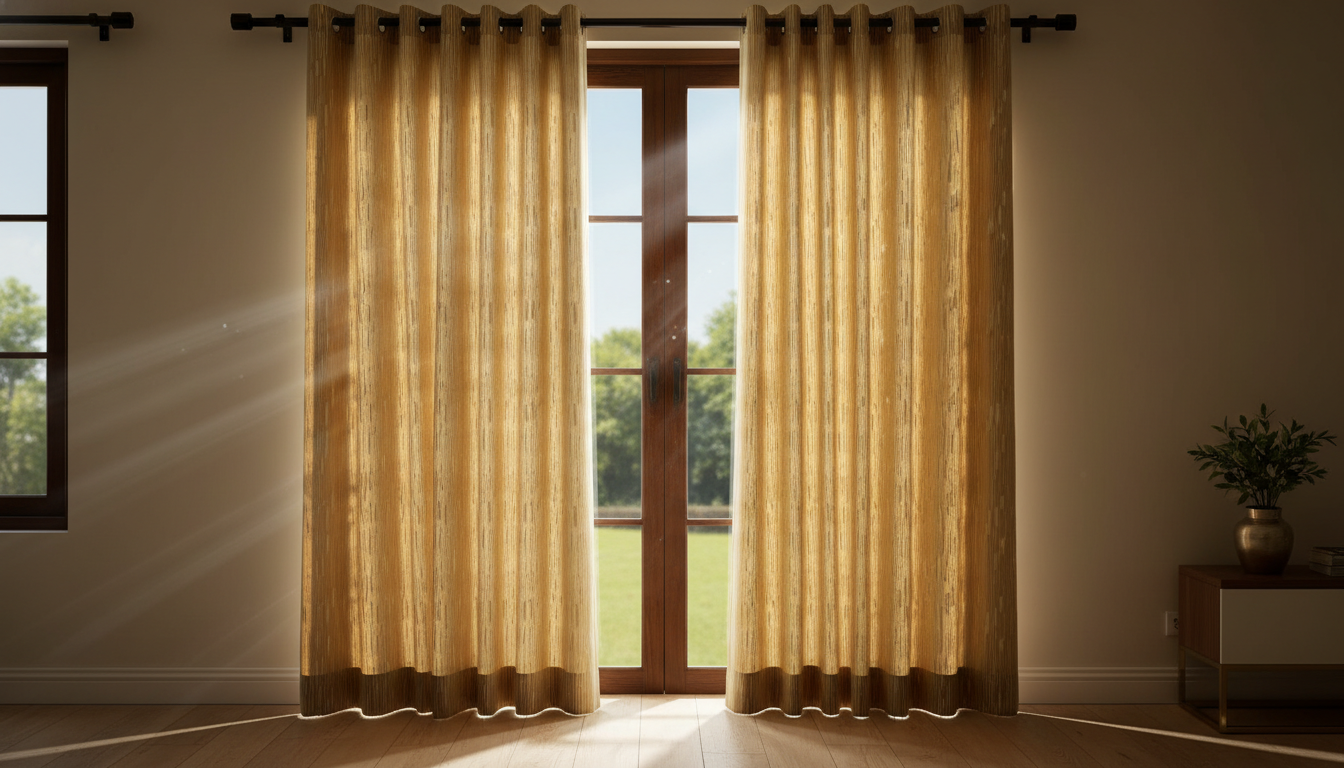 ✨3D Printed Turkish Velvet Curtain – Premium Quality✨