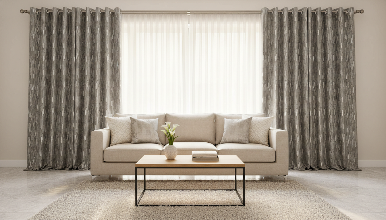 ✨3D Printed Turkish Velvet Curtain – Premium Quality✨