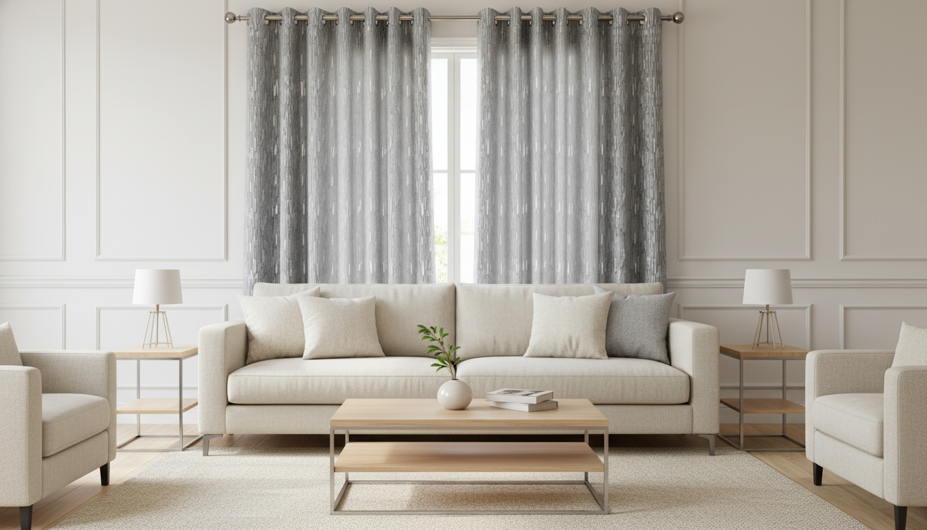 ✨3D Printed Turkish Velvet Curtain – Premium Quality✨