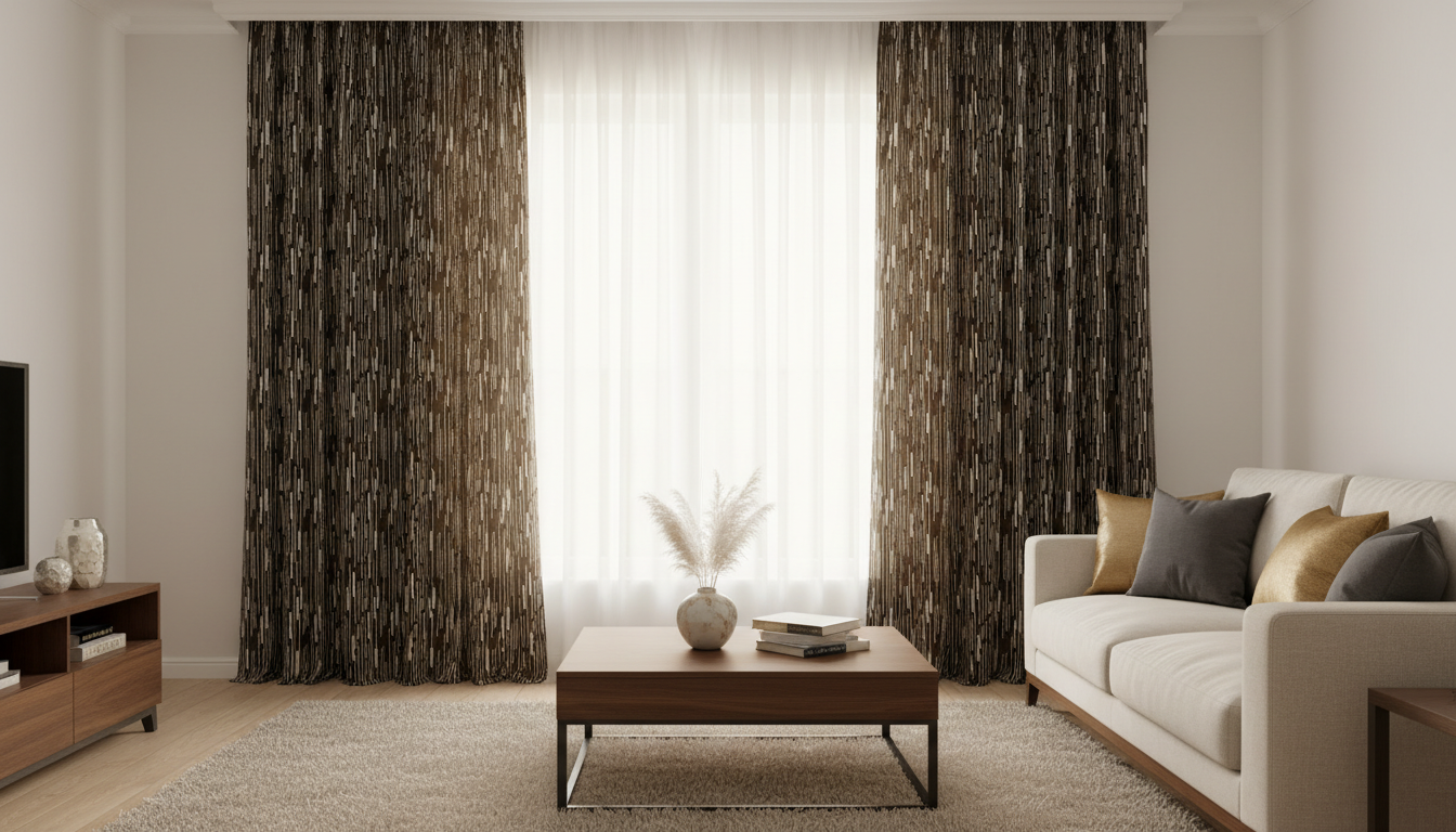 ✨3D Printed Turkish Velvet Curtain – Premium Quality✨