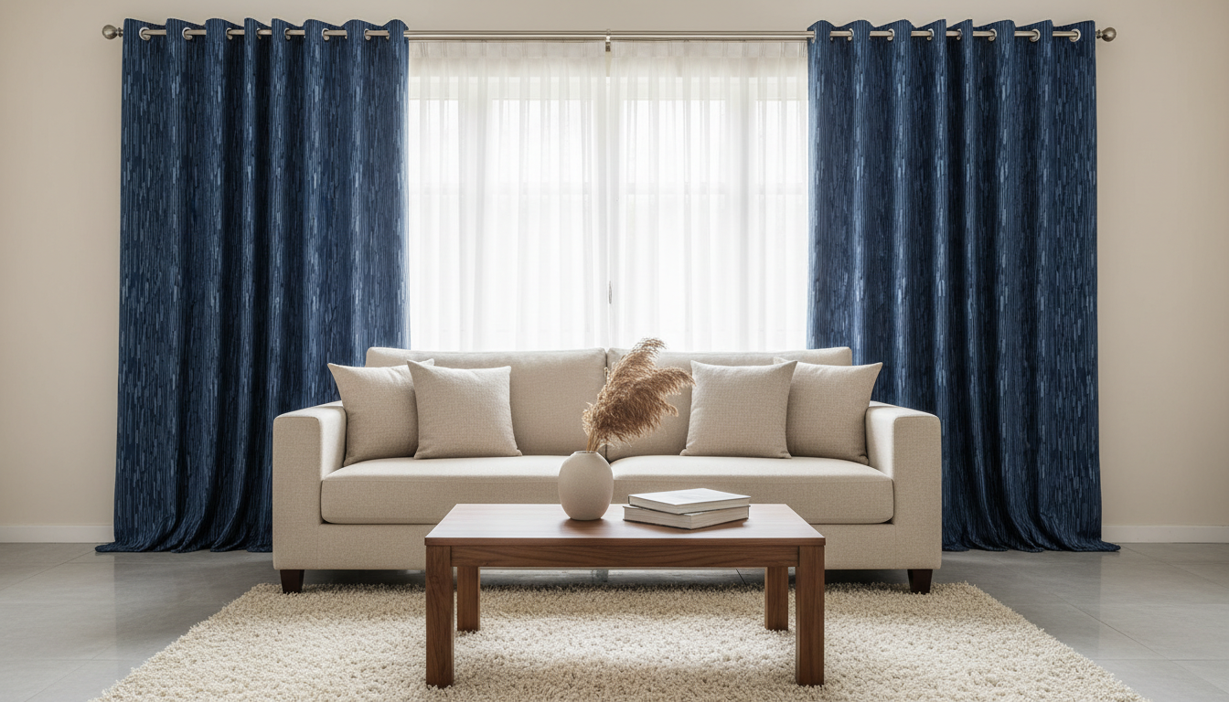 ✨3D Printed Turkish Velvet Curtain – Premium Quality✨